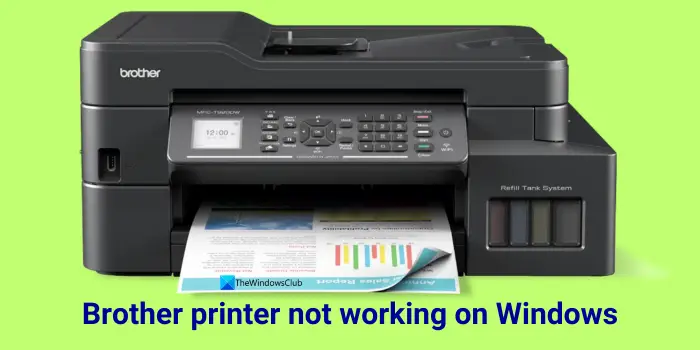 L'imprimante Brother ne fonctionne pas sous Windows