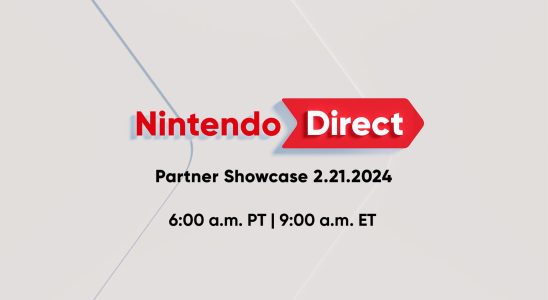 Nintendo Direct Partner Showcase prévu pour le 21 février