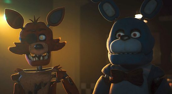 Foxy and Bonnie animatronics in Five Nights at Freddy