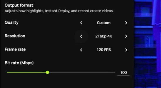 Nvidia Shadowplay with new 120fps recording option