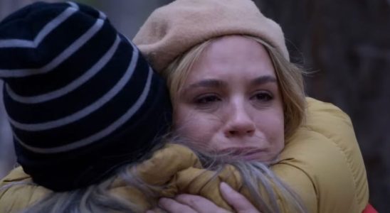 Sierra Barter hugging her grandmother Judy in The Truth About Jim