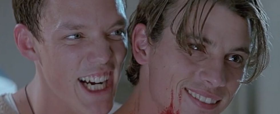 Matthew Lillard and Skeet Ulrich in Scream 1996