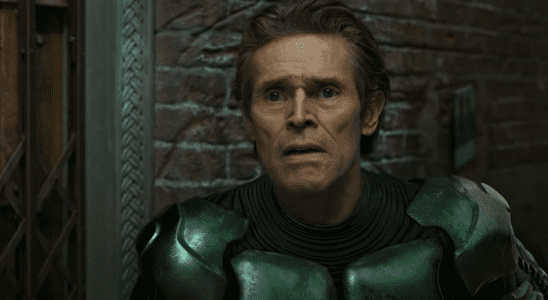 Willem Dafoe as the Green Goblin in Spider-Man: No Way Home