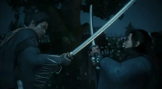 Sword fight in Rise of the Ronin.