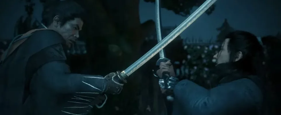 Sword fight in Rise of the Ronin.