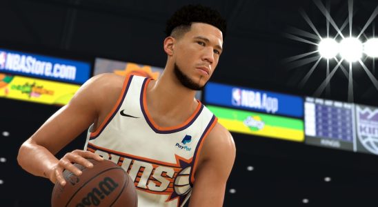 NBA 2K24 screenshot - some guy holding a basketball