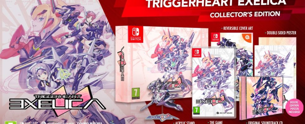 Triggerheart Exelica voit une sortie physique sur Switch