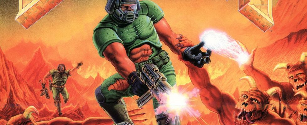 The cover of the video game Doom