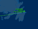 Le vol de Toronto à St. John's ne devait durer que trois heures, mais il a été retardé en raison du mauvais temps et a dû rebrousser chemin.