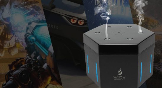 Promotional image of the GameScent device