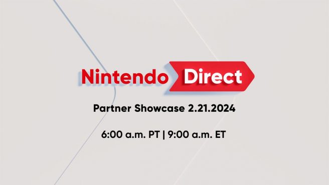 Vitrine des partenaires directs Nintendo de février 2024