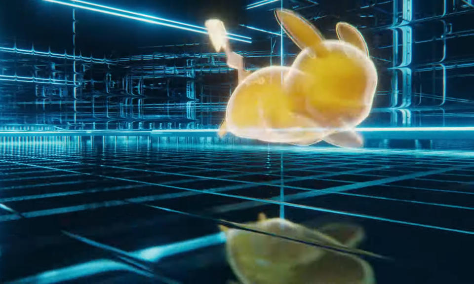 Pikachu caracole en animation filaire.  Bande-annonce de Pokémon Légendes : ZA.