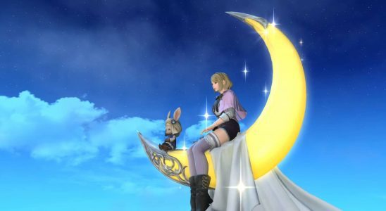 La nouvelle monture Cash Shop de Final Fantasy XIV vous permet de monter sur un croissant de lune avec un adorable Loporrit