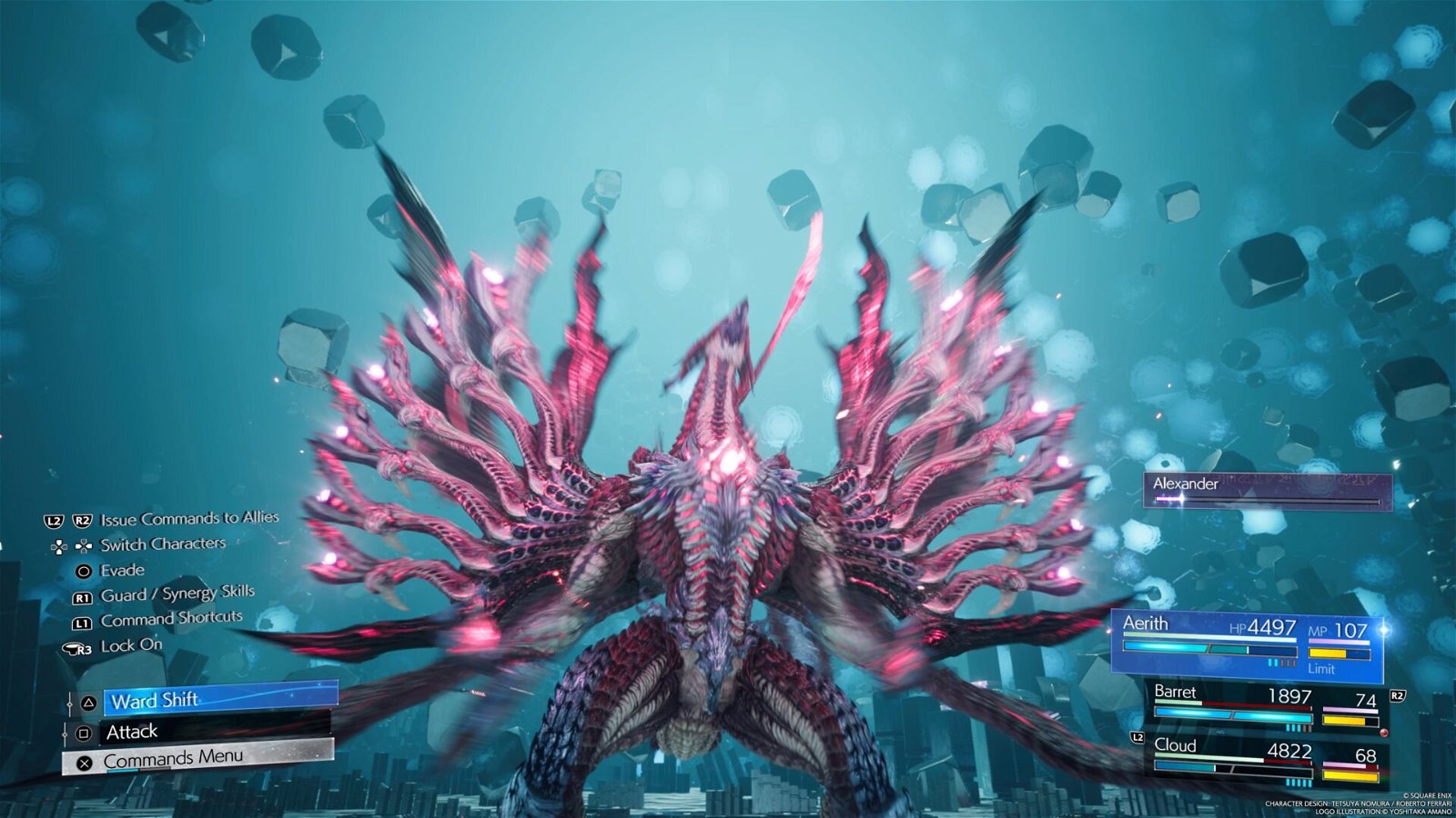 Final Fantasy VII Rebirth Bahamut Arisen invoque Gigaflare