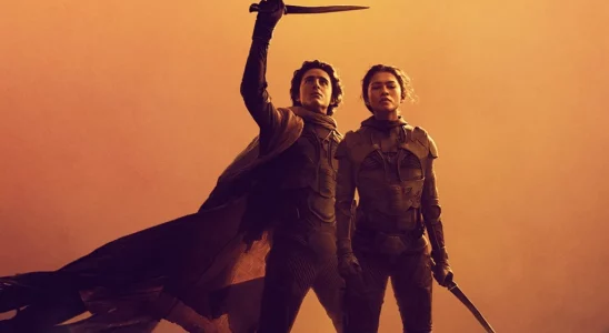 Paul and Chani in Dune: Part Two. This image is part of an article about whether there is a post-credits scene in Dune: Part Two.
