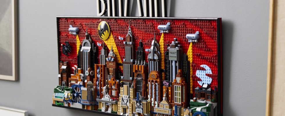 Trucs sympas : LEGO révèle l'horizon en briques de construction de Gotham City de Batman : la série animée