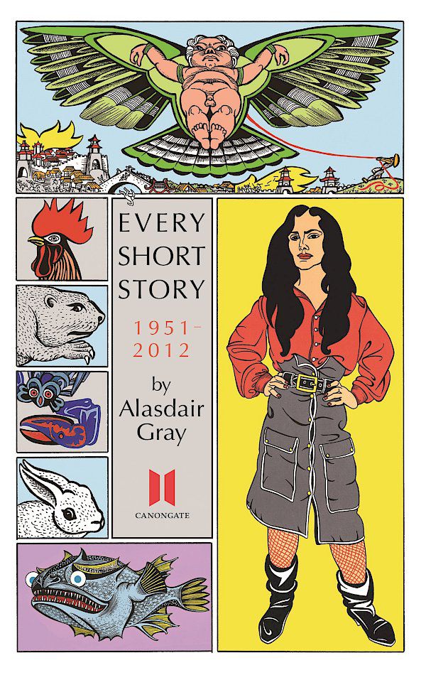 La couverture illustrée de Every Short Story d'Alasdair Gray