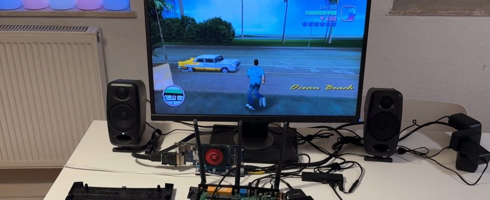 Pourquoi jouer à GTA Vice City sur PC, quand un routeur sans fil fonctionne aussi