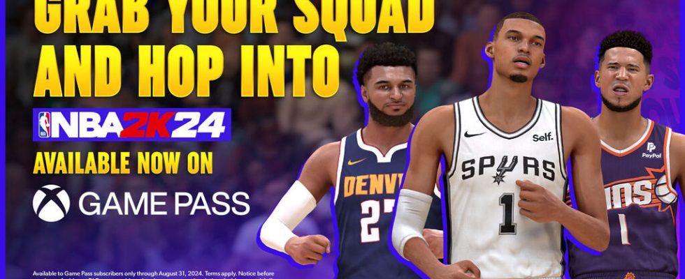 Jouez à NBA 2K24 sur Xbox Game Pass à partir du 11 mars