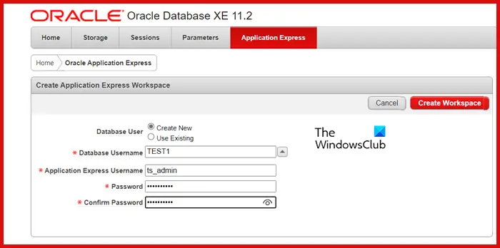 installer la base de données Oracle sur Windows