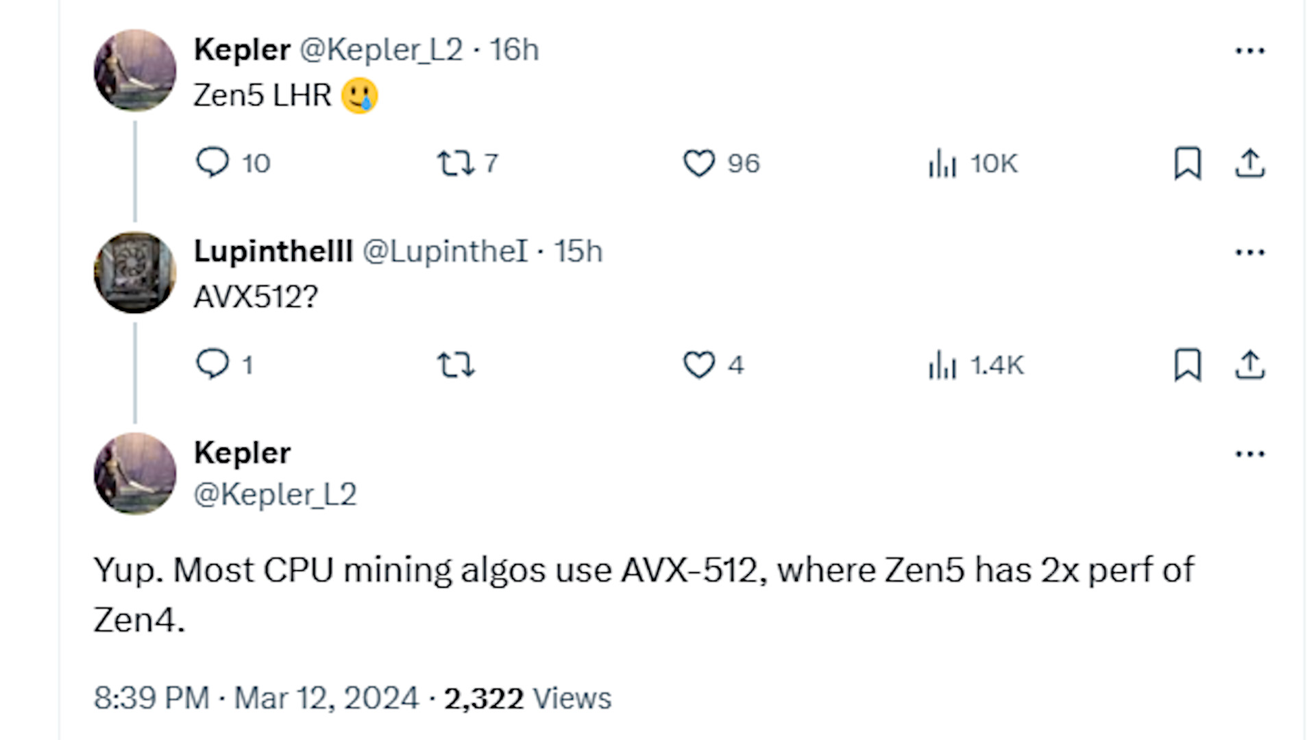Un post de X (anciennement Twitter) par Kepler_L2