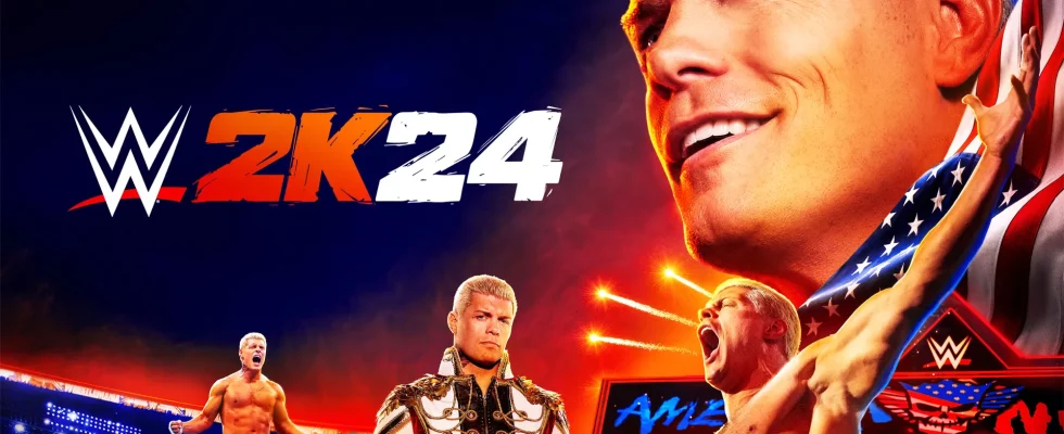 A cover image of WWE 2K24.