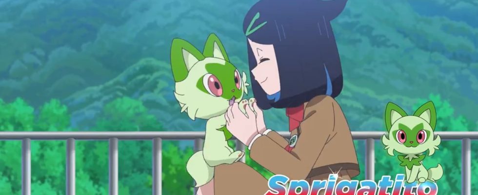 Distribution Sprigatito de Pokémon Écarlate et Violet Liko