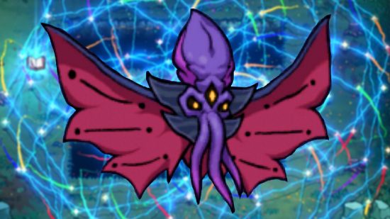 Magicraft - Le nouvel ennemi absorbeur de mana, une tête ailée avec des tentacules.