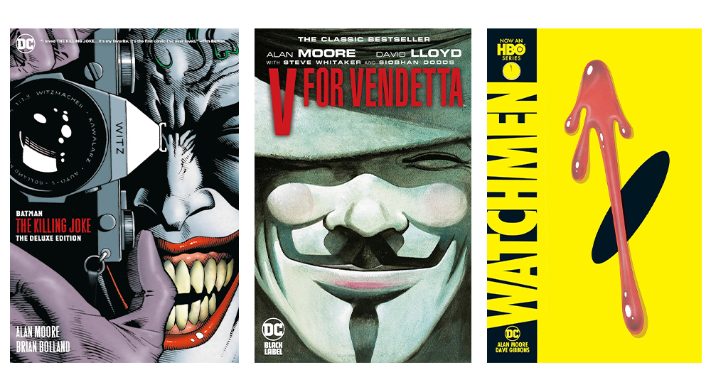 Batman : The Killing Joke, V pour Vendetta et Watchmen