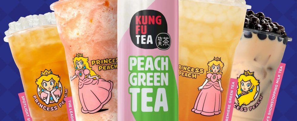 Surprendre!  Princesse Peach : Showtime !  obtient une collaboration « à durée limitée » sur le thé Kung Fu