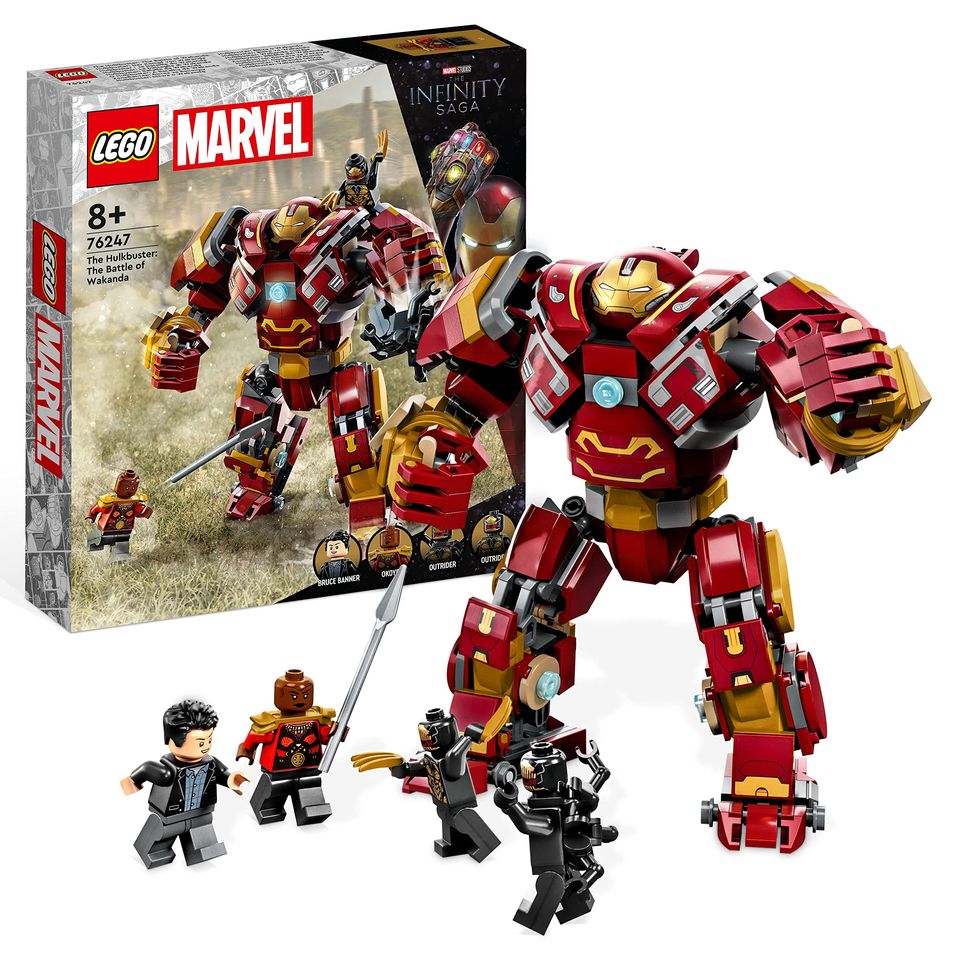 LEGO 76247 Marvel The Hulkbuster : La Bataille du Wakanda, Figurine