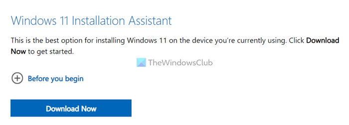 Installez la mise à jour Windows 11 2022 avec l'assistant de mise à jour Windows