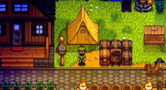 A Tent Kit in Stardew Valley