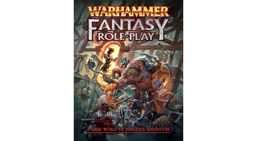 Livre de règles du jeu de rôle Warhammer Fantasy