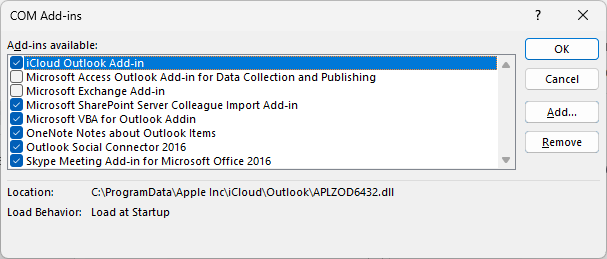 Outlook bloqué sur la vérification de l'intégrité des données