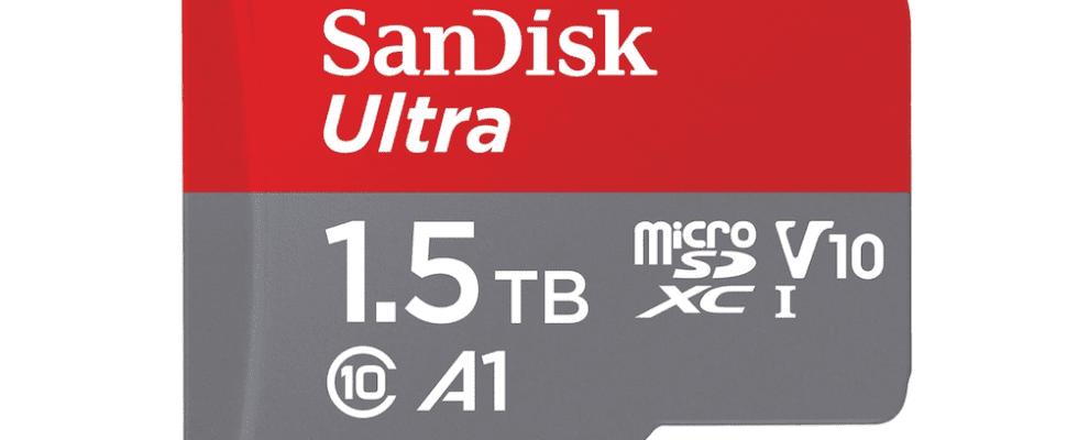 Obtenez un MicroSD SanDisk de 1,5 To pour plus de 60 $ de réduction