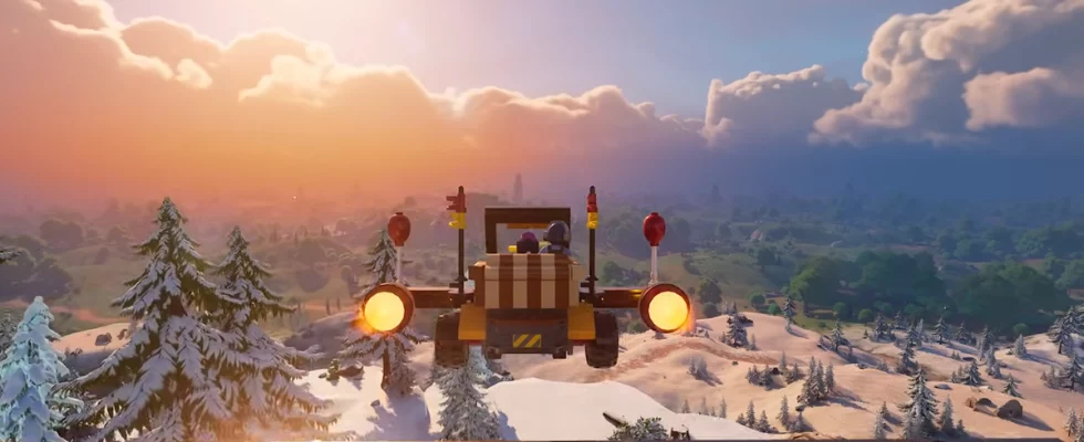 How to power vehicles in Lego Fortnite