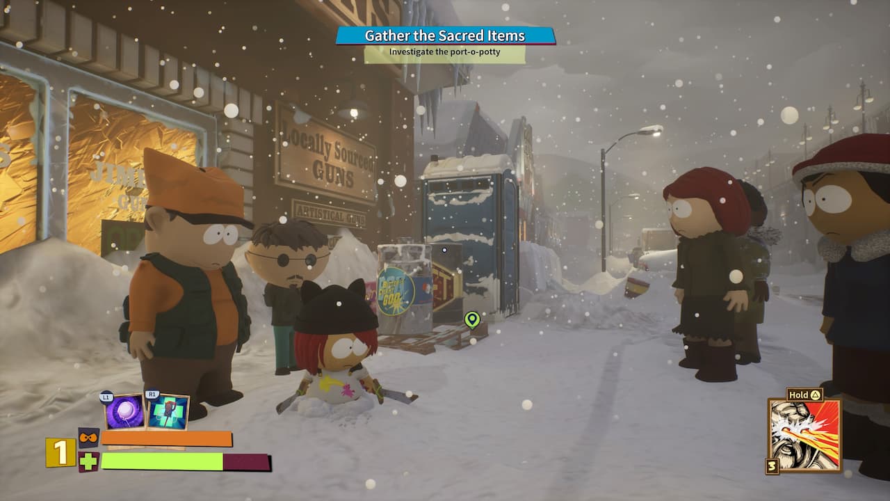 South Park : capture d'écran du jour de neige