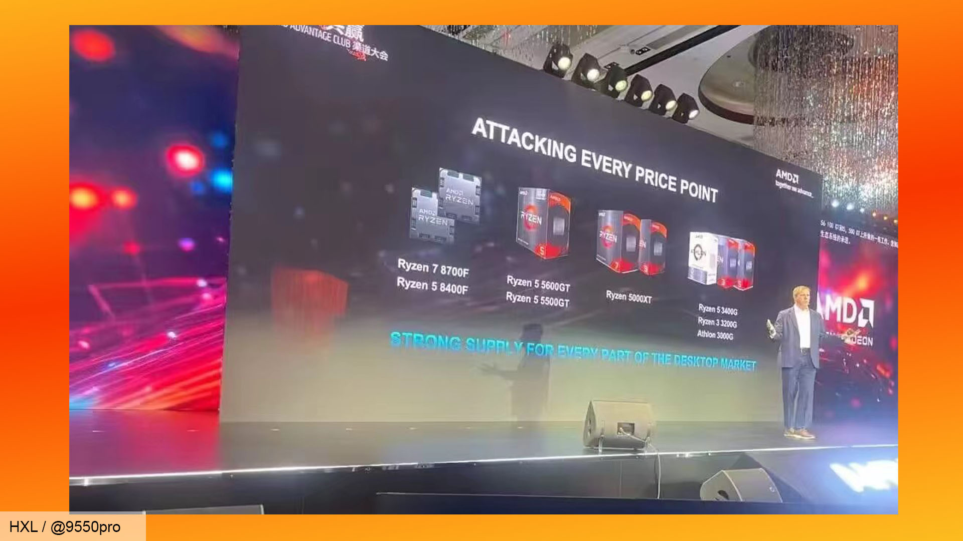 Diapositive de présentation du processeur AMD Ryzen 5000XT - @9550pro