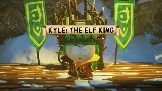 Revue de South Park Snow Day : Kyle le roi elfe