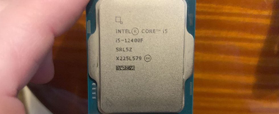 Test du Intel Core i5 12400F