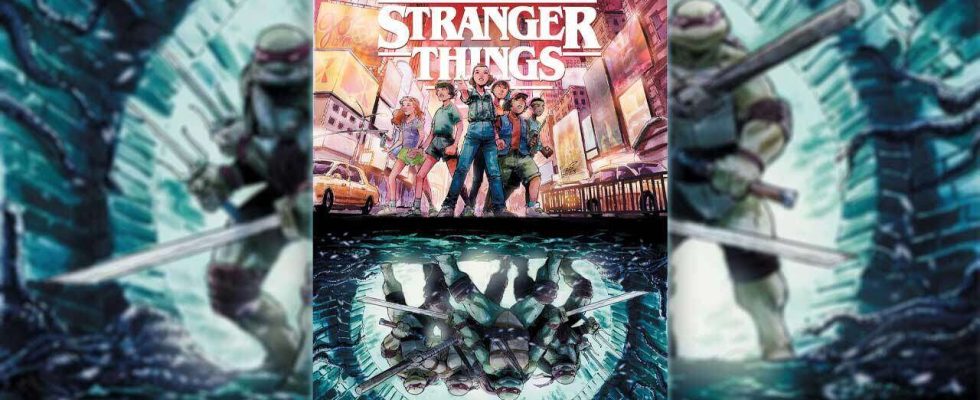 Le crossover de roman graphique TMNT avec Stranger Things bénéficie d'une réduction de précommande de 40 %