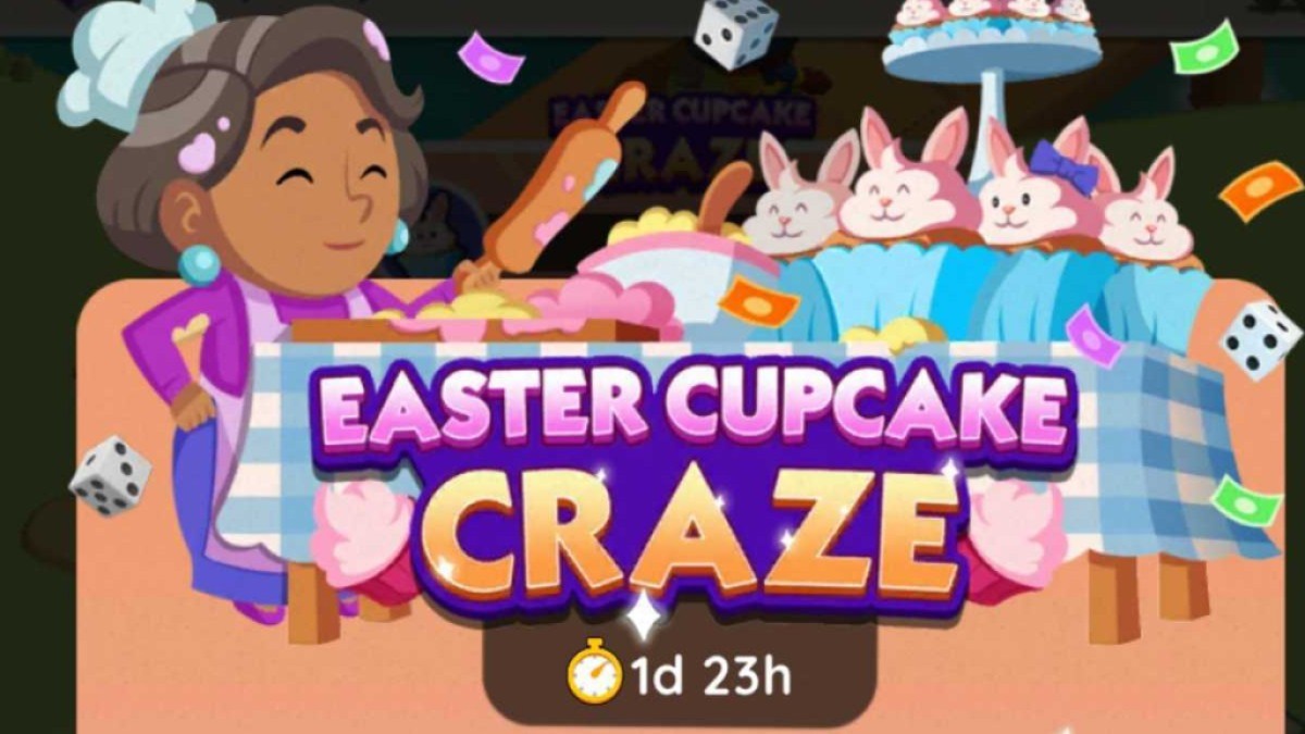 Récompenses d'étape de Monopoly GO Easter Cupcake Craze