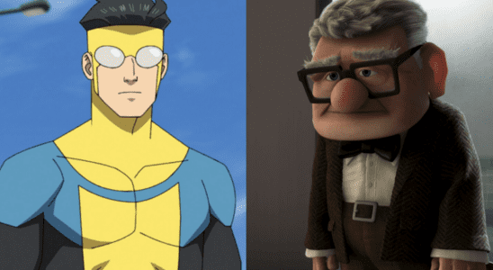 Mark Grayson in Invincible Season 2 and Carl in Pixar