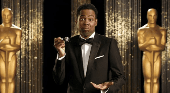 Chris Rock in a promo for hosting the Oscars