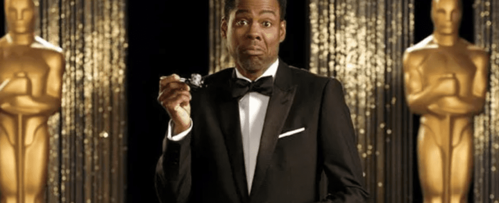 Chris Rock in a promo for hosting the Oscars