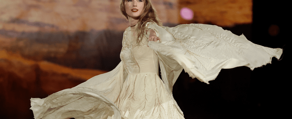Taylor Swift performs during