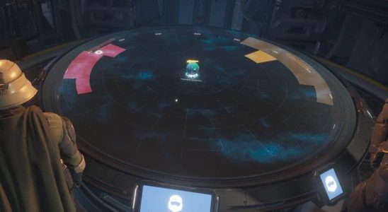 Helldivers 2 screenshot of the Galactic War table