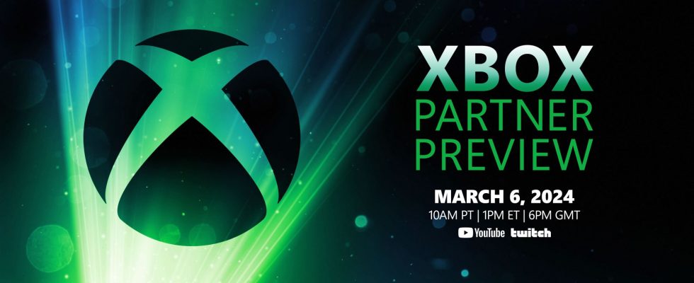 Diffusion en direct Xbox Partner Preview prévue pour le 6 mars – 30 minutes de plus d'une douzaine de nouvelles bandes-annonces