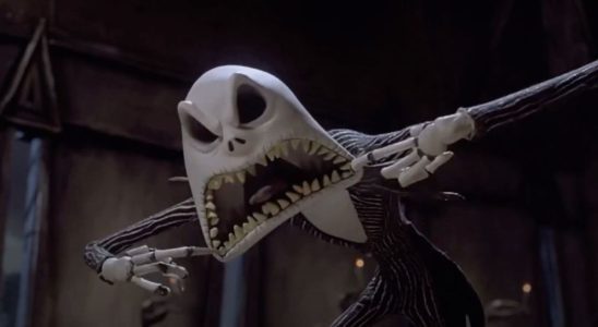 Jack Skellington giving a scary face